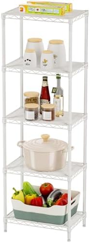 SINGAYE Metal Shelves Wire Shelving Storage Standing Adjustable Shelf Unit by SINGAYE