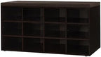 DINZI LVJ Shoe Storage Bench with Cushion, 40.9" Cubby Shoe Rack, 12-Cubby by DINZILVJ