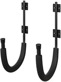 2-Pack of Kayak Storage Hook Sets - Kayak Wall Mount Hangers with 100lb Capacity Per Pair for Paddleboards, Surfboards, by RADSportz