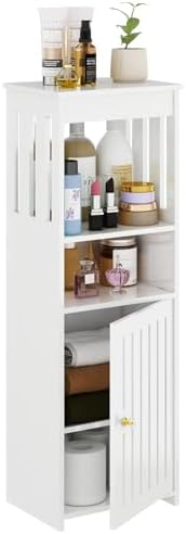 5-Tier Narrow Bathroom Cabinet, 9.8" W X 31.5" H by HaveaGreatDay