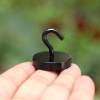 Neosmuk Magnetic Hooks Steel Tube Design for Cruise,100lb+ Black,10 Pack - Image 2