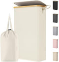 Lifewit 65L Slim Laundry Hamper with Lid and Removable Bag, White by Lifewit