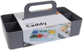 BLUE GINKGO Stackable Organizer Caddy, Long, Grey, Made in Korea by BLUEGINKGO