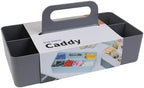 BLUE GINKGO Stackable Organizer Caddy, Long, Grey, Made in Korea by BLUEGINKGO