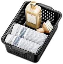madesmart Classic Large Storage Basket with Soft Handle, Granite - Image 3