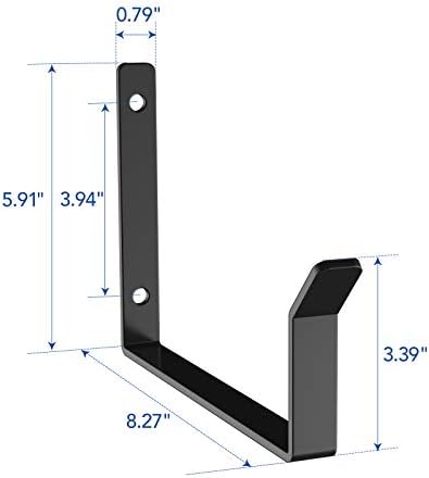 FLEXIMOUNTS 2 Pack Add-On Storage Utility Hooks, Black - Image 4