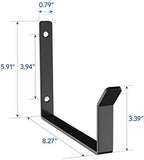 FLEXIMOUNTS 2 Pack Add-On Storage Utility Hooks, Black - Image 4