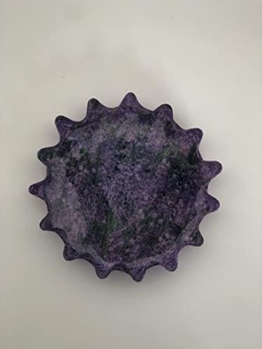 Andreas Silicone LP4-374 Lavender Medley 4" Lillie Pad - Image 3