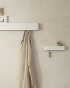Kazai. Key Holder for Wall 'Tone' | Minimalist Key Hooks Design from Berlin | Modern Key Hanger with Metal Shelf | Key Hook Wall Mounted as Hallway Furniture | White - Image 3
