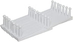 SKOLOO Accordion Wall Hanger with 22 Hooks, Modern Expandable Coat Rack Hat Rack for Wall, Solid Wooden, White - Image 6