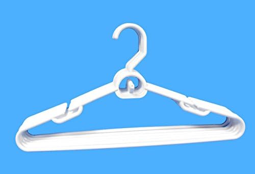 Merrick Plastic Attachable Hangers, 6-Count White - Image 2