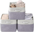 DECOMOMO Storage Bins, Large Fabric Storage Baskets for Shelves 3 Pack by DECOMOMO