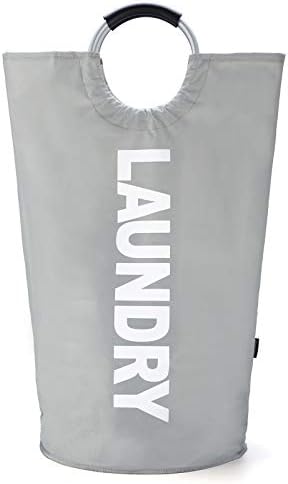 Caroeas 90L Laundry Basket (13 Colors), Waterproof Laundry Hamper, Laundry Bag with Padded Handles, Clothes Hamper, Collapsible Laundry Basket Easy Storage - Image 7