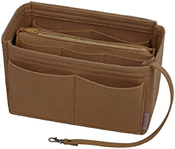 ZTUJO Purse Organizer Insert, Felt Bag Organizer with Metal Zipper, Handbag & Tote Shaper, For Speedy Neverfull Tote, 7 Sizes by ZTUJO