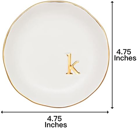 COLLECTIVE HOME Ceramic Jewelry Tray, Trinket Dish, Gifts for Women (K) - Image 3