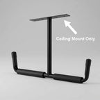 QWORK Overhead Ceiling Hooks Rack – Heavy Steel Storage Hangers for Garage, Workshop & Basement - Image 6