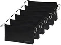 COREFLEX Premium Tool Pouch Zipper Bag, Small Tool Bag, Multipurpose Storage pouch, Heavy duty Flat Bottom Tool bag with YKK Zipper (6 pack Large 12inch Black) by WhenLifegetseasyandsimple