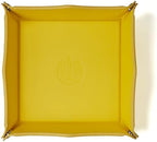 Jewelry Tray, PU Leather Valet Tray - Catchall for Keys, Wallet, Coins - Yellow by OARIE