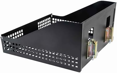 Heavy Duty Metal E-Track Storage Bin for E-Track Systems - Powder Coated - Large E-Track Basket Shelf for Trucks, Enclosed Trailer, Garage, Vehicles - E-Track Accessories - Image 4