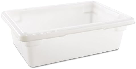 Rubbermaid Commercial Products Food Storage Box, 3.5 Gallon Capacity, White, for Restaurant/Kitchen/Cafeteria by RubbermaidCommercialProducts