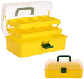 BTSKY 3-Layer Plastic Dividing Storage Box Craft Organizer and Storage by BTSKY