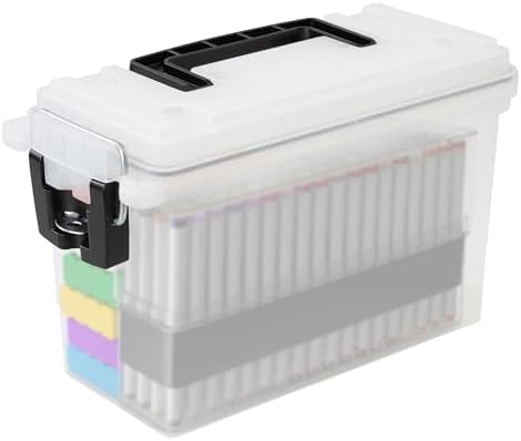 Sheffield 12635 Ammo Box Made in USA Stackable Lockable Ammo Storage Box by Sheffield