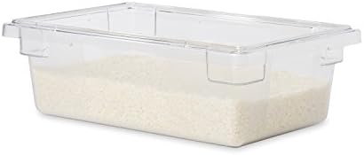 Rubbermaid Commercial Products Polycarbonate Food Storage Box/Tote, 3.5 Gallon, Clear, for Restaurant/Kitchen/Cafeteria (Pack of 6) - Image 4