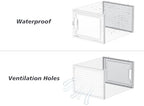 HOMIDEC XL Clear Shoe Storage Boxes, Stackable Shoe Organizer for Closet - Image 4
