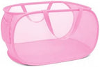 Collapsible Laundry Hamper Basket,Pop Up Mesh Foldable Bag for Laundry Room by TEGOOL