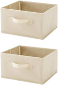 MAX Houser 2 Drawer Hanging Closet Storage Organizer,Beige | For Socks, Underwear & Sweaters, Space Saving Vertical Storage for Bedroom Wardrobe, Sturdy Breathable Fabric Construction by MAXHouser