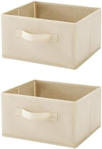 MAX Houser 2 Drawer Hanging Closet Storage Organizer,Beige | For Socks, Underwear & Sweaters, Space Saving Vertical Storage for Bedroom Wardrobe, Sturdy Breathable Fabric Construction by MAXHouser