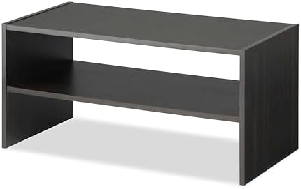 Whitmor Wood Stackable 2-Shelf Shoe Rack, 24 INCH, Espresso - Image 3