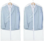 Carbrea 2 Pack Translucent Garment Bags for Hanging Clohes - 24" x 42" by Carbrea