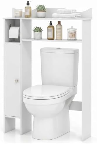 Casart Bathroom Space-Saving Over-The-Toilet Storage Shelf Bathroom Storage Cabinet Organizer (42" Height) by Unknown