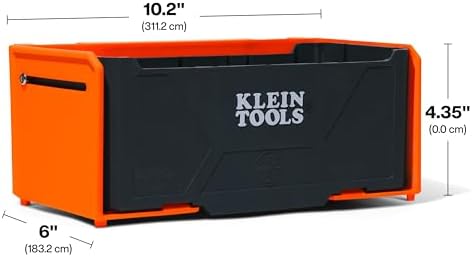 KLEIN TOOLS BC703SL Sliding Drawer Module, Rail System Attachment, 15-Pound Load Rating, High-Impact Plastic, Weather-Resistant with Customizable Removable Inserts for Man Lifts and Scissor Lifts - Image 3