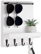 Key Holder Wall Mount, Key and Sunglasses Holder for Wall by Lucundm