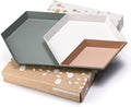 LINE+ARC ModTrays (Joshua Tree) Metal Stacking Decorative Trays for Coffee Table, Nesting, Geometric, Modern, catchall for Vanity, Jewelry, Ottoman, Housewarming by LINEARC