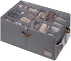 StorageWorks Large Shoe Storage Organizer for Closet, Up to 20 Pairs, Gray by StorageWorks