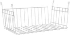 ClosetMaid Wire Hanging Shelf Basket for Storage, Organization in Closet or Pantry, No Assembly or Installation, Durable, White by Unknown