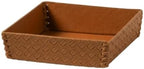 6.3 Inch Square PU Leather Catchall Tray for Keys, Jewelry & Decor - Modern Storage Organizer for Entryway, Vanity, Nightstand (1 Pack) by Unknown