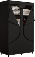 SORCEDAS Wardrobe Closet with Hanging Rods and Shelves for Clothes Storage by SpecialYourHome