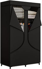 SORCEDAS Wardrobe Closet with Hanging Rods and Shelves for Clothes Storage by SpecialYourHome