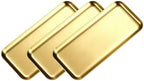 3 Pack Small Gold Mini Tray, 7.9" Stainless Steel Decorative Tray by VCREATC-VCREATEFORCUSTOMER