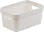 BINO | Plastic Storage Bins, 4 Liter - 4 Pack, Natural White | THE MODERN COLLECTION | Plastic Bins for Organization | Woven Storage Baskets for Organizing Pantry Shelf Organizer Basket Container Bin - Image 6