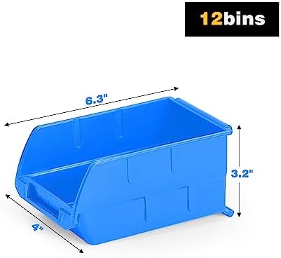 Ultrawall Wall Mounted Storage Bins, Plastic Hanging Storage Organizer Bins - Image 4