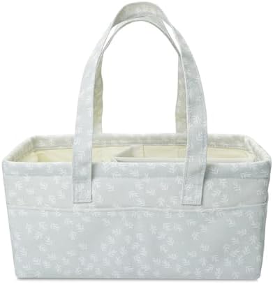 Mr. Pen- Baby Diaper Caddy Organizer, Patterned Gray by MrPen