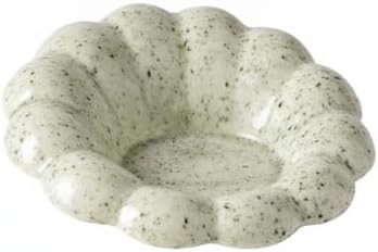 Ceramic Decorative Tray, Square Catchall Dish for Jewelry and Keys, 7.3 Inch Vanity and Entryway Organizer (1 PC) by Unknown
