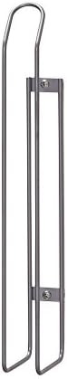 Household Essentials 1225-1 Mounted Paper Towel Holder | Mounts to Solid Cabinet Doors or Walls, Nickel by HouseholdEssentials