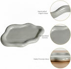 Home Organizers & Minimalists: Ceramic Cloud Catchall Tray for Keys, Jewelry, and Coins – Decorative Entryway or Dresser Dish, Approx. 7.1-7.4 Inches (1 Piece) - Image 6