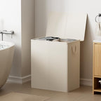 Chrislley Double Laundry Hamper with Lid, 160L Laundry Basket 2 Section - Image 6
